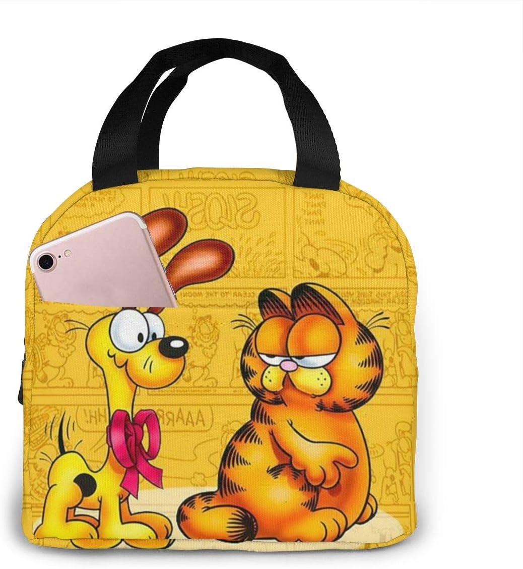 Lunch Bag Lovely Garfield Insulated Lunch Tote For Womens Men Teens Girls Kids Baby Picnic School Work Travel