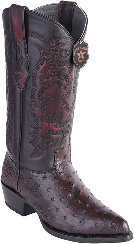 ostrich skin cowboy boots