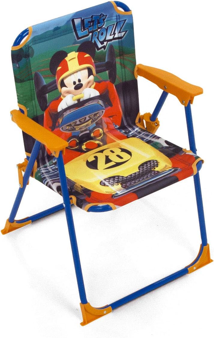 ARDITEX Foldable Chair, Fabric, Blue, 38 x 32 x 53 cm