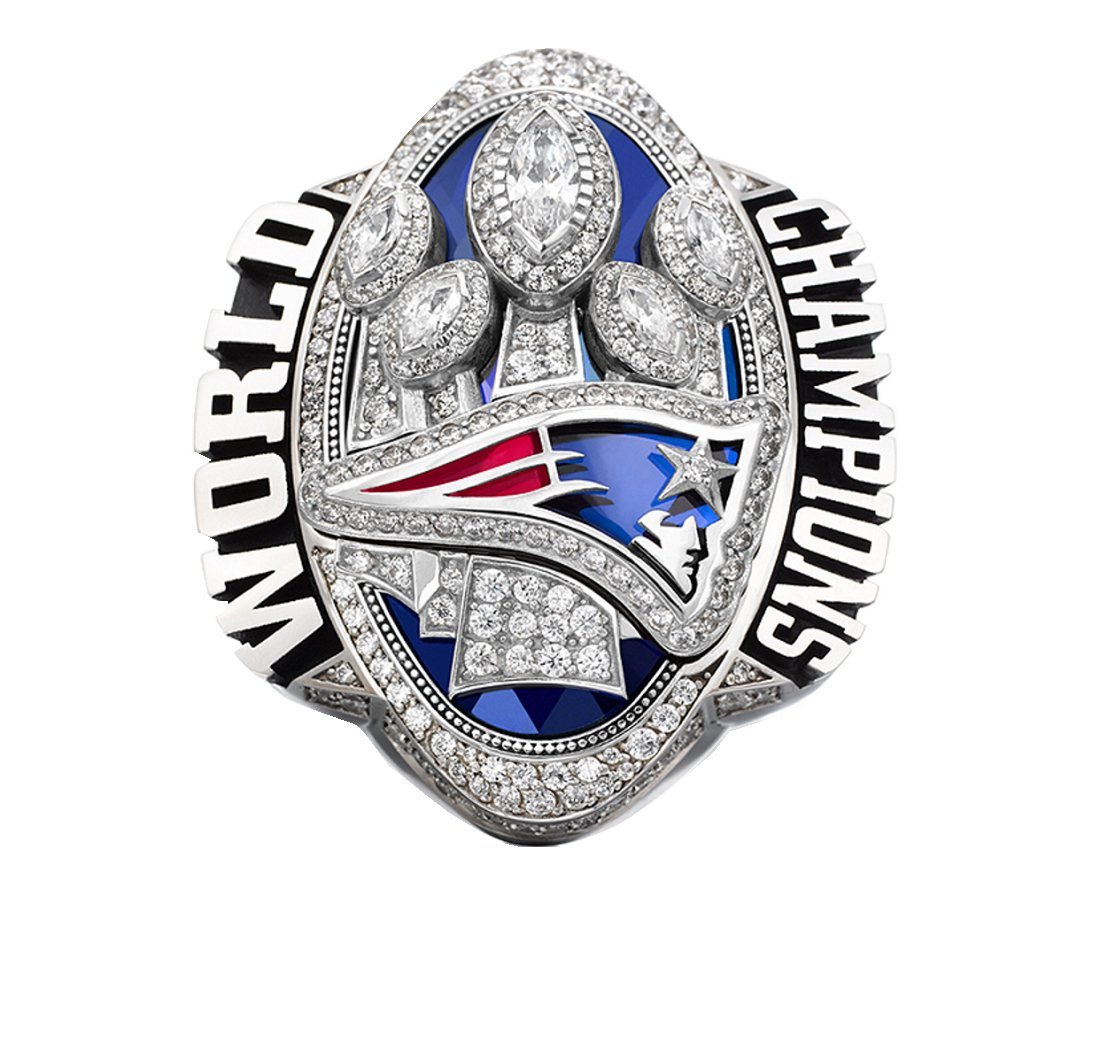 Zoga 2017 England Patriots Super Bowl LI MVP Brady Championship Ring Size 9 10 11 12