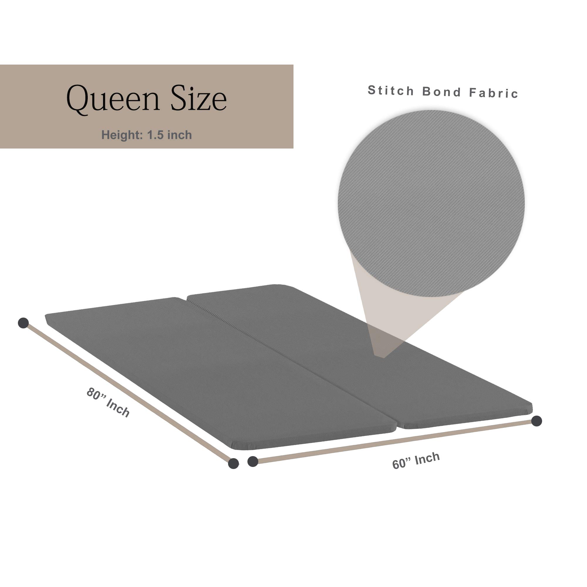 Greaton Inch Wood Split Bunkie Board/Slats,Mattress Bed Support,Fits