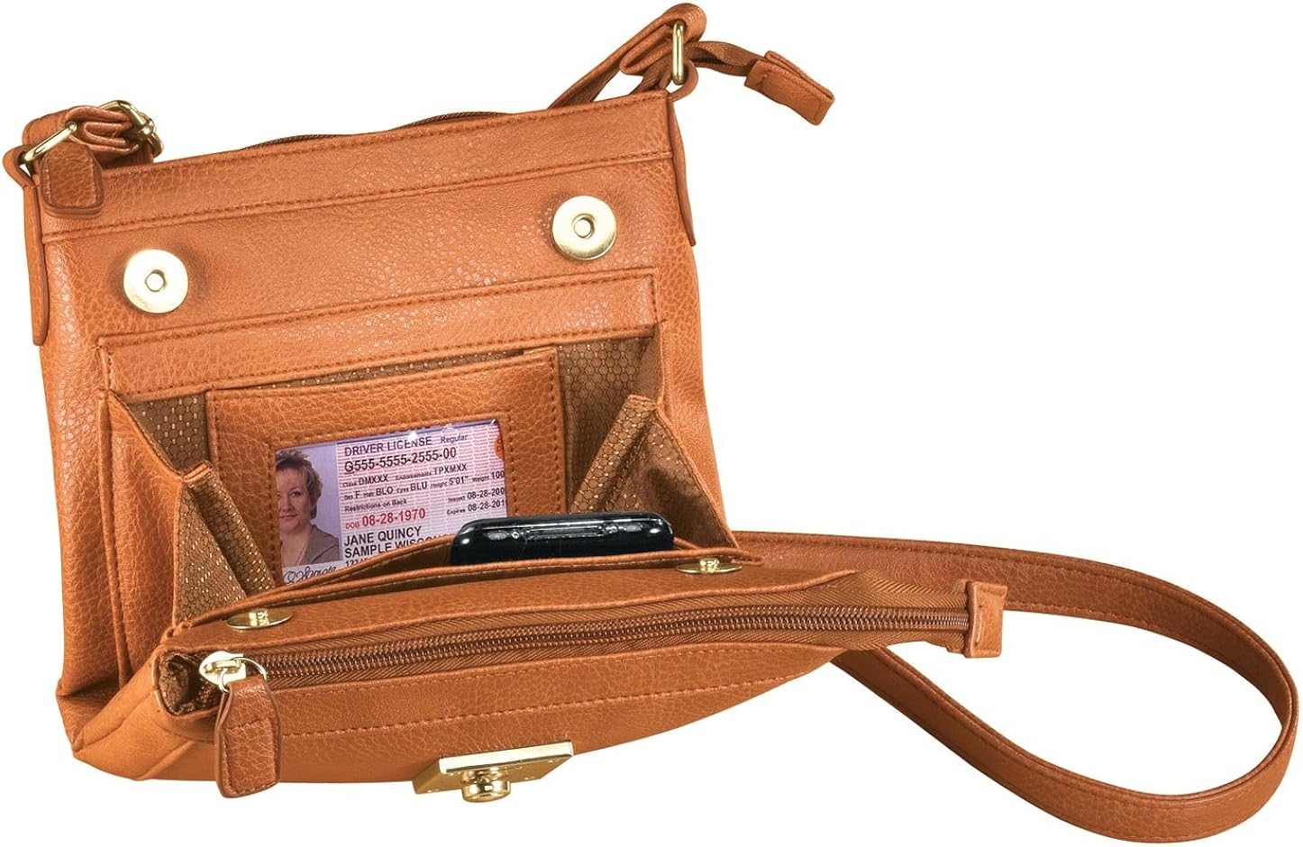 Miles Kimball 2in1 Practical Style Crossbody Bag Amazon.ca Shoes