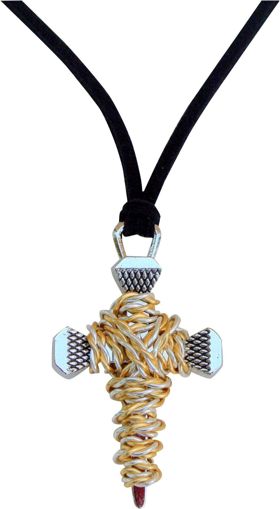 TangledFaith Christian Jewelry Double Faith Let Love and Faithfulness Never Leave, Bind These Twin Virtues Around Their Neck Prov. 3:3