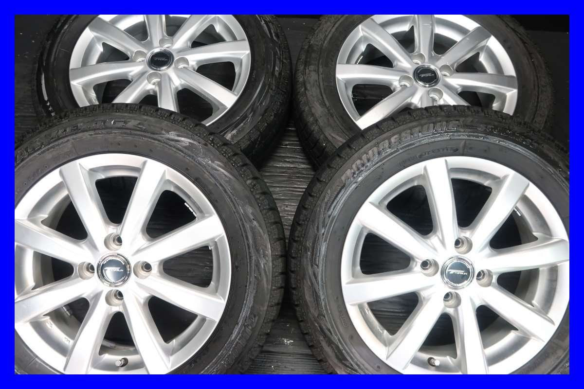 中古スタッドレスタイヤ 送料無料 4本セット ブリヂストン フィットに 中古タイヤ B078p7hlhx Revogz 185 60r15 ブリヂストン トップラン 15x5 5 45 100 4穴 W ブリザック タイヤ 在庫処分