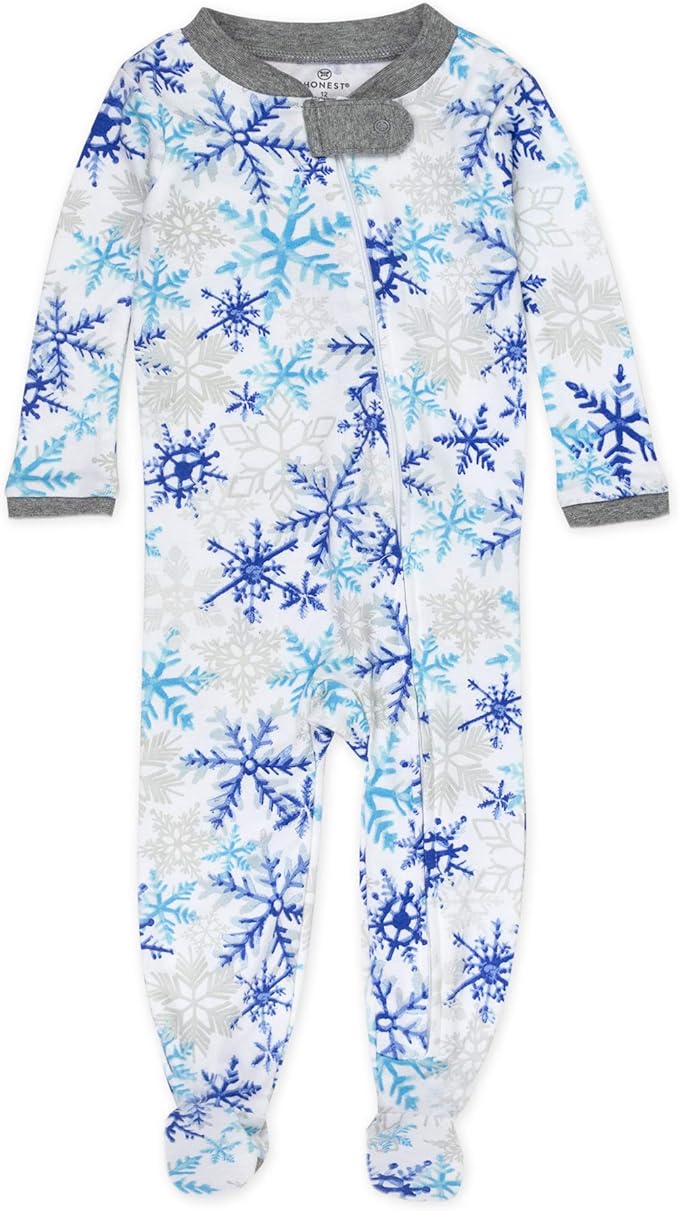 The Honest Company Baby Organic Cotton Footed Sleep & Play Pajamas