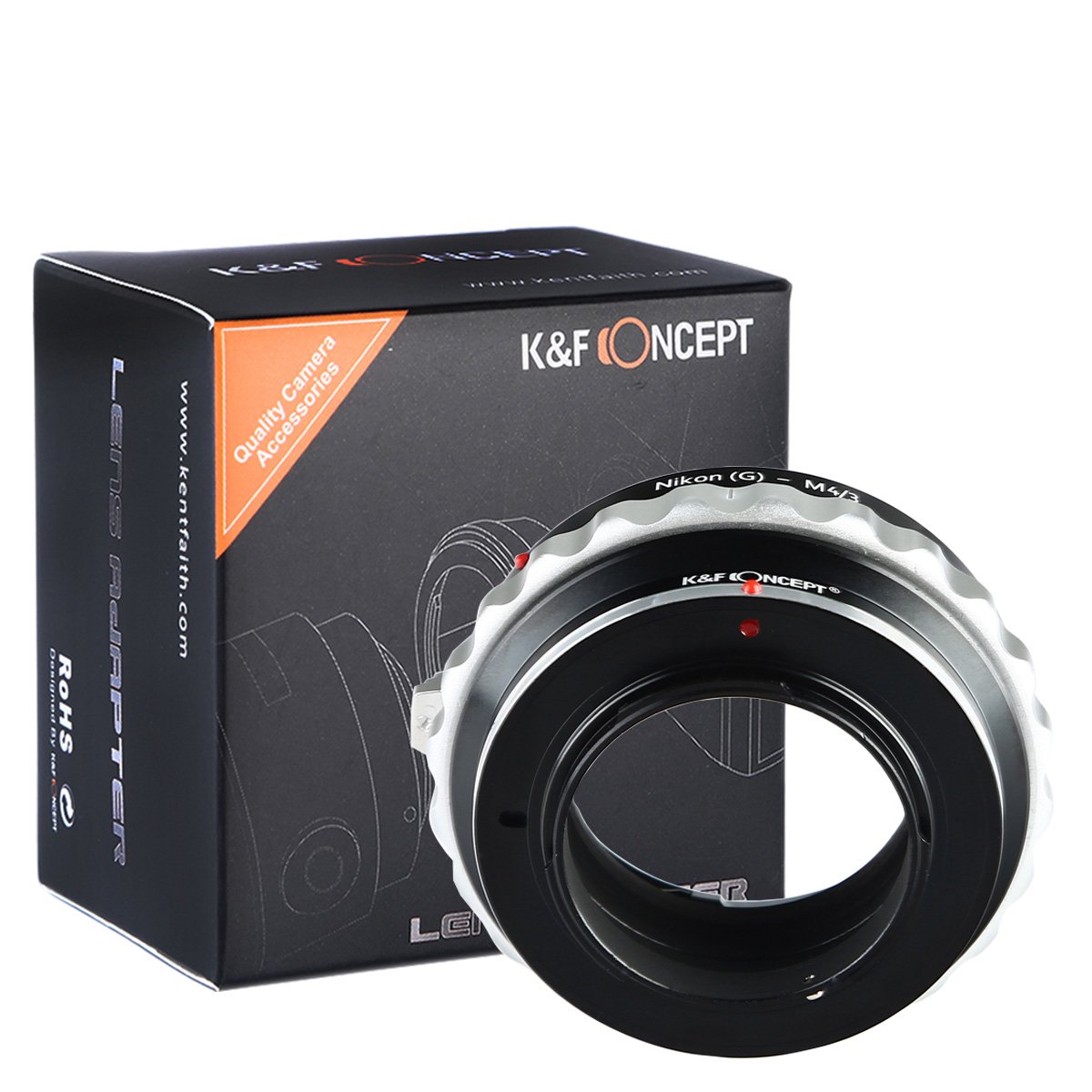 Nikon to Micro Four Thirds MFT Adapter,K&F Concept Lens Mount Adapter