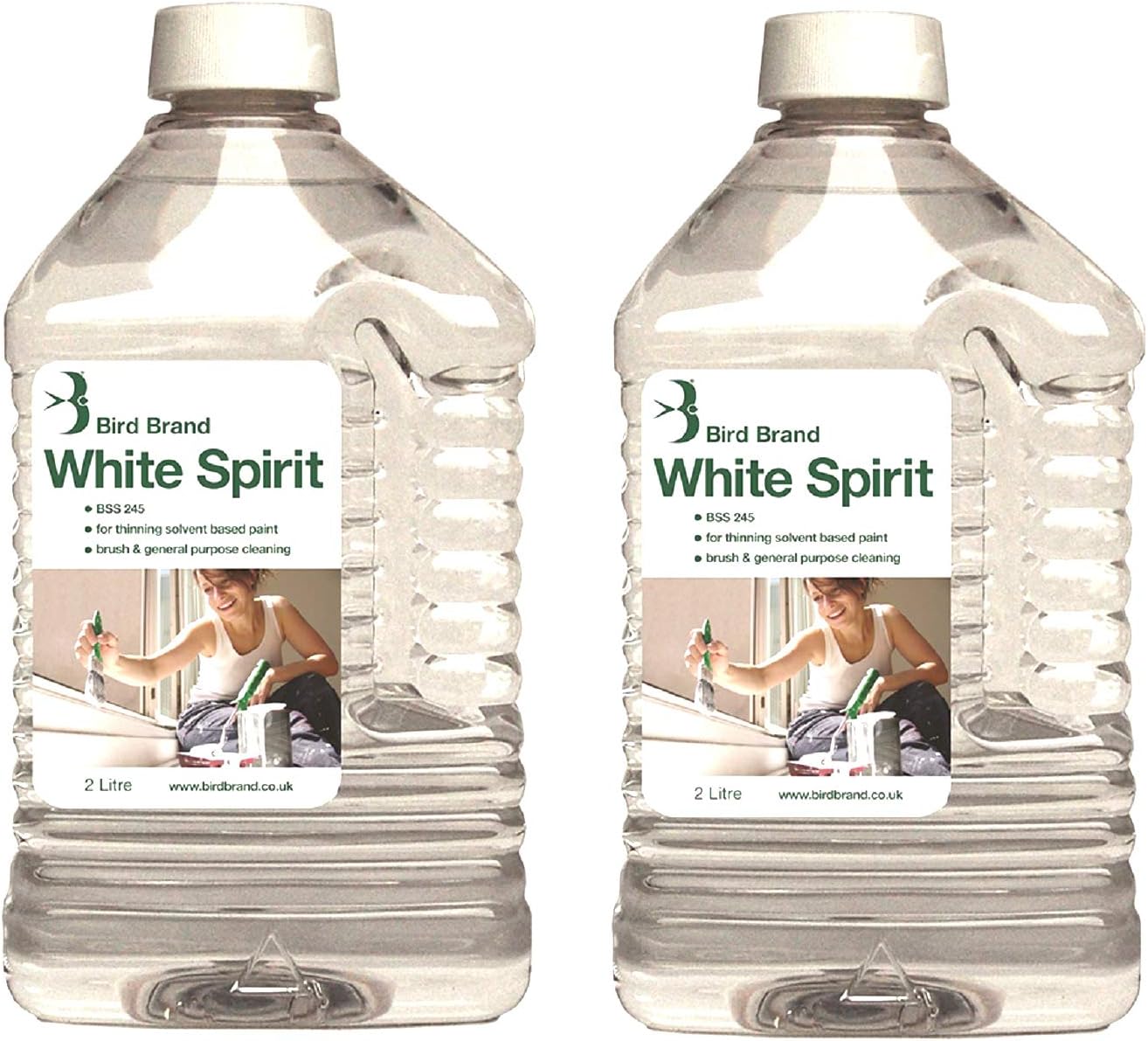 2 X 2 Litre White Spirit Stain Remover & Cleaning Agent Thinner