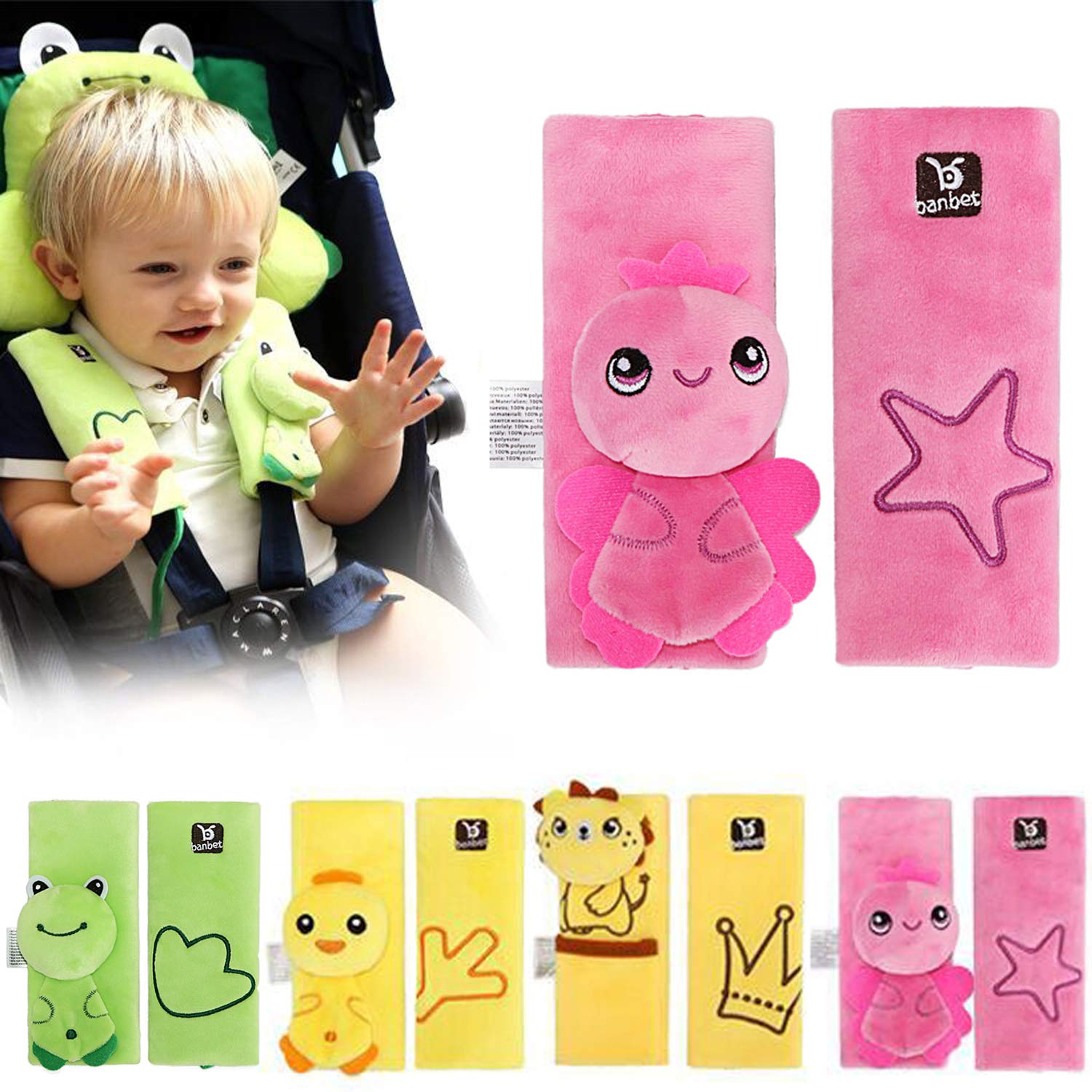 Xby Car Seat Strap Covers 6 24 Months Baby Kids Infant Seat Belt Cover Cute Cartoon Shoulder Cushion Pad For All Car Seats Pushchair Stroller Yellow Strap Belt Covers Accessories Wholesale Price Www Spalder Com Xby Car Seat Strap Covers 6 24 Months Baby Kids Infant Seat Belt Cover Cute Cartoon Shoulder Cushion Pad For All Car Seats Pushchair Stroller Yellow Strap Belt Covers Accessories Wholesale Price Www Spalder Com