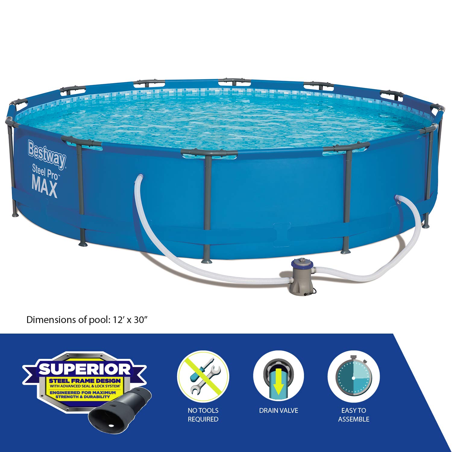 Intex Pool Abbauen Stangen Kleben