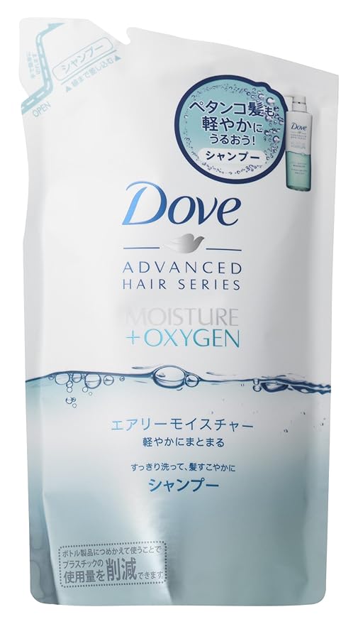 Amazon Co Jp ダヴ エアリーモイスチャー シャンプー つめかえ用