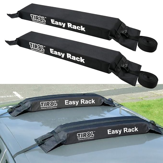 TIROL Universal Auto Soft Car Roof Rack Carrier Luggage