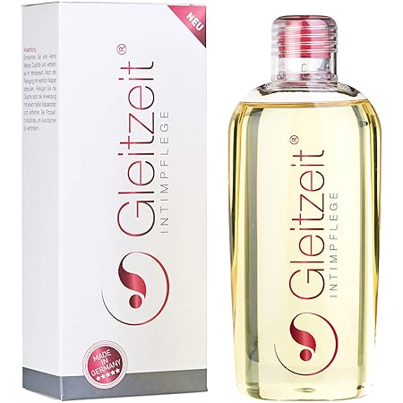 Gleitzeit Duschöl PREMIUM 200 ml speziell zur täglichen hygienischen Reinigung und Pflege des Intimbereichs bei Trockenheit z