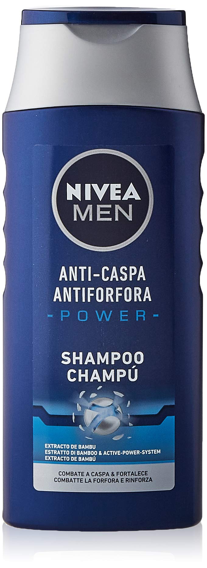 Nivea Men Men Anti-Dandruff Shampoo Power, 250 ml (Pack of 6), 1500 ml