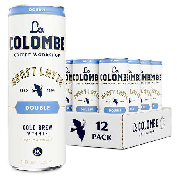LA COLOMBE COFFEE, DOUBLE DRAFT LATTE, 11 FL...