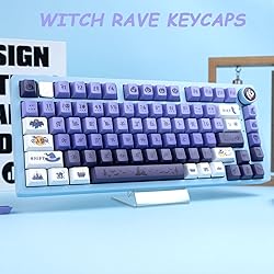 GEKUCAP 133 Keys Witch Halloween Themed