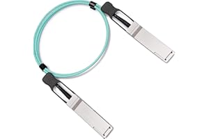 40G QSFP+ AOC Cable-QSFP AOC Active Optical Cable, QDR, MMF, Compatible with Cisco QSFP-H40G-AOC5M, 5-Meter (16.4ft)