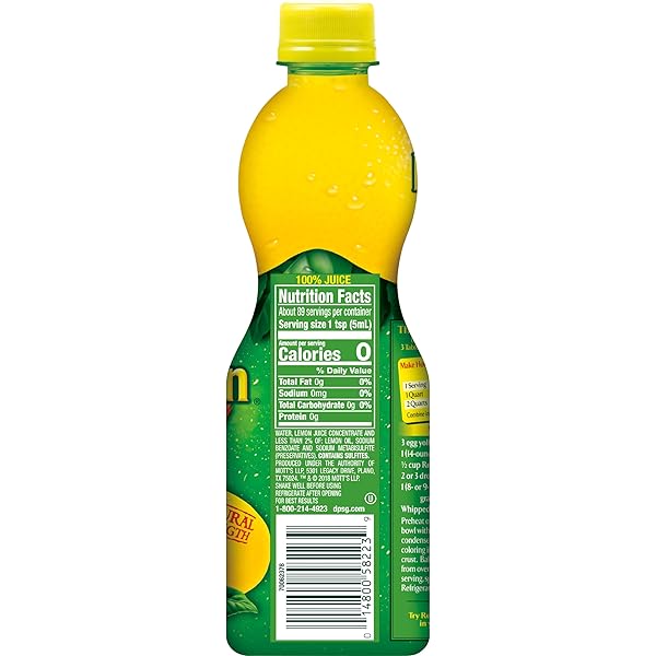 REALEMON 100% LEMON JUICE, 15 FL OZ BOTTLE, MADE WITH LEMON JUICE FROM CONCENTRATE, GLUTEN-FREE, SODIUM FREE, PERFECT MIXER TO ADD TO COCKTAILS AND MARINADES