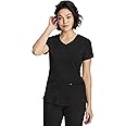 Healing Hands Women's Scrub Top V-Neck with 2 Pockets, 2-Way Stretch, and Yoga Knit Side Panels for Slim Fit- 2245