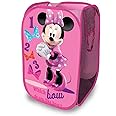 Disney Minnie Mouse Pop Up Hamper with Durable Carry Handles, 21" H x 13.5" W X 13.5" L