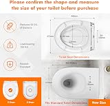Ibergrif M41002-2 O Shape Family Toilet Seat with Child Seat Built-in view 2