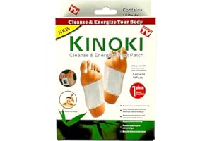Kinoki Foot Pads for Your Health Care – 10 Premium Natural Foot Patches – Adhesive Foot Pads for Foot Pain Relief – Eliminator Unpleasant Odors of Feet – Stick on Foot Pads