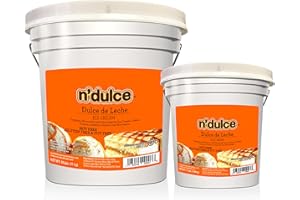 GAUCHO RANCH N’Dulce Dulce de Leche for Ice Cream Base | Caramel Milk for Ice Cream Base and Toppings, Combine It with Coffee, Desserts, Cookies and Ice Cream | Caramel Extract - 11lbs