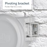 Minky Retractable Washing Line 15 m Grey Wall Mounted Indoor Outdoor view 2