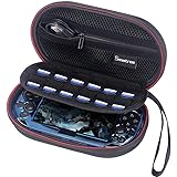 Smatree P100L Carrying Case Compatible for PS Vita 1000, PSV 2000, PS Vita PCH-2000,PSP 3000 with Cover (Console,Accessories 