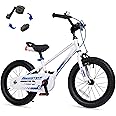 RoyalBaby Kids Bike EZ Balance to Pedal Dual Handbrake Toddlers Boys Girls Bicycle 12-20 Inch for Age 3-10 Years