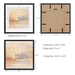 Oak Wood 12x12 Picture Frames in