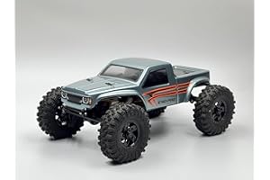 Helidirect HobbyPlus CR-18P EVO PRO with 2S Lipo Battery, 2.4GHz 4CH RC Transmitter & Flysky ESC/RX Combo - HobbyPlus 1/18 Scale RC Rock Crawlers, RC Monster Trucks RTR