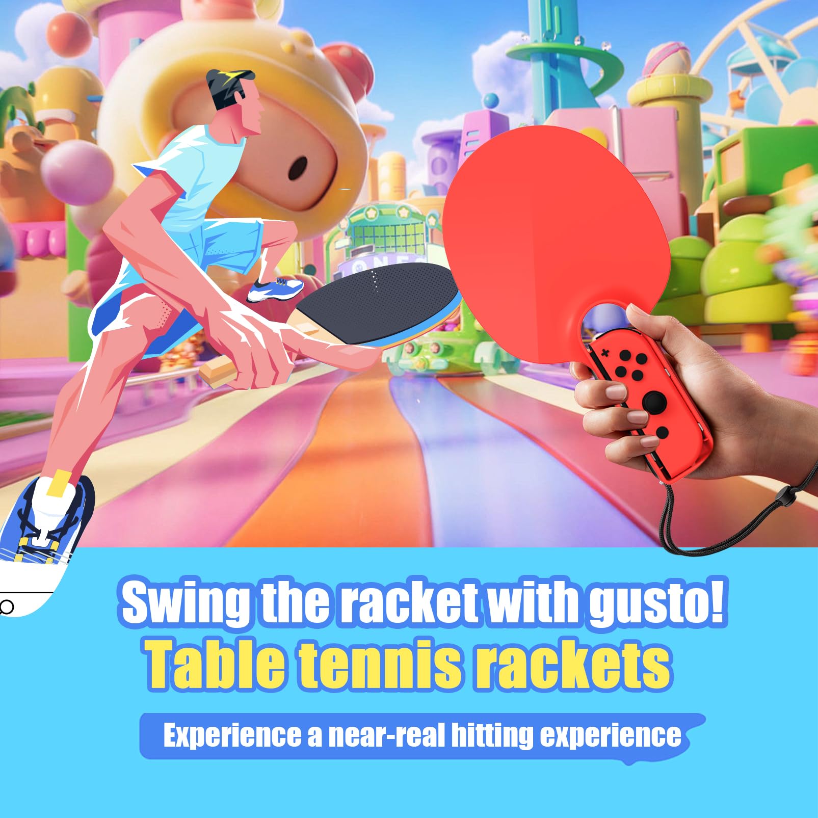 24 in 1 Switch Sports Accessories Bundle with Storage Bag Compatible with Nintendo Switch/OLED Joy-con, More Than 12+ Switch Sports Games Experience, Double Player, Family Gatherings, Social Icebreaker, Holiday Essentials Accessories Kit Oct 24, 2024