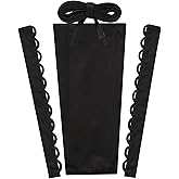Juweniz 4Pcs/Set DIY Satin Corset Back Kit Zipper Replacement Adjustable Fit Lace up for Wedding Prom Formal Dress 18''