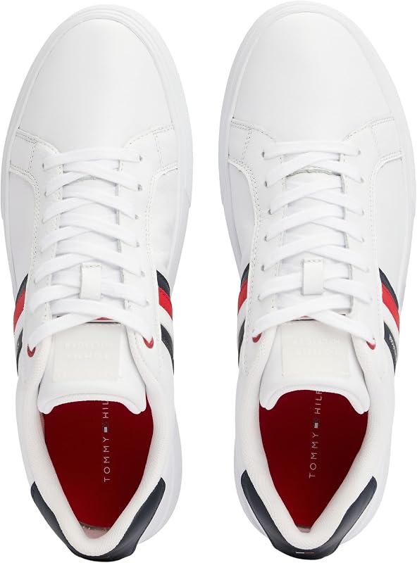 Sneaker con Suela Cupsole Hombre, Blanco (White), 42 — foto 5 de 8