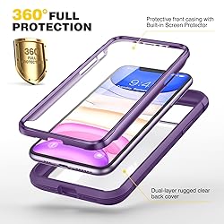Diaclara Compatible with iPhone 11 Case, Full Body