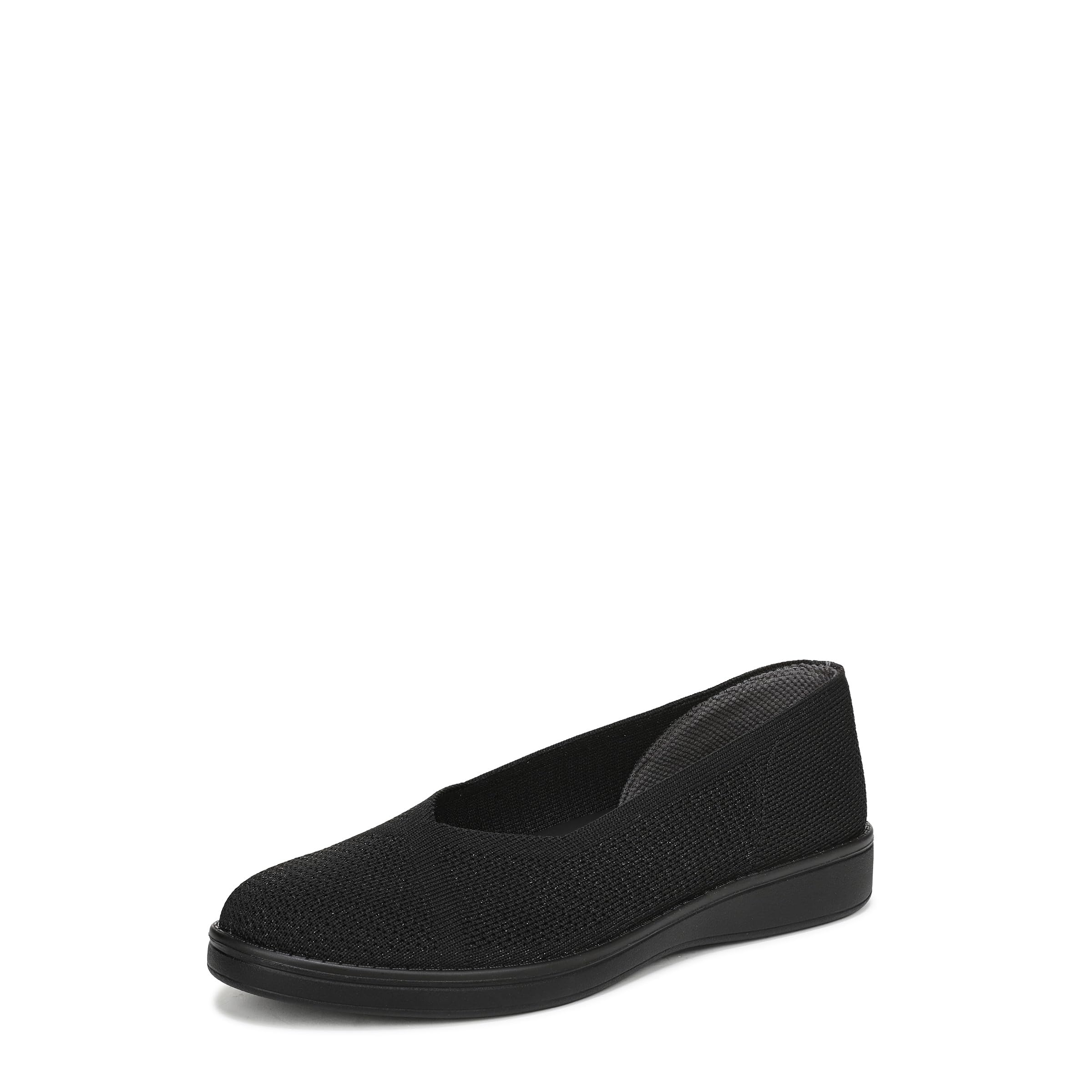 LifeStride Womens Award Ballet Flat Black/Leopard 7 M