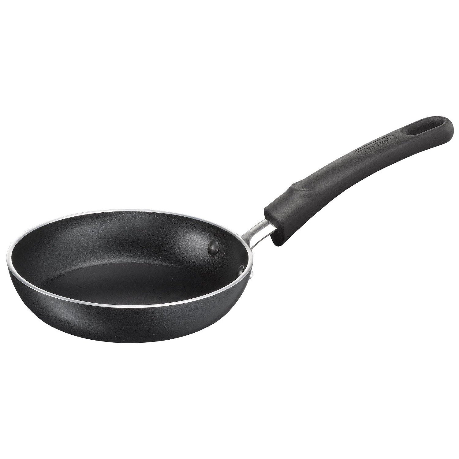 Tefal Ideal Mini One Egg Wonder Non-Stick Frying Pan, 12 cm, All Hobs Compatible Except Induction, Black, B5810042