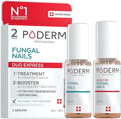PODERM Pack Duo 2-in-1 Anti Fungal Nail Treatment Swiss-Made Serum & Booster