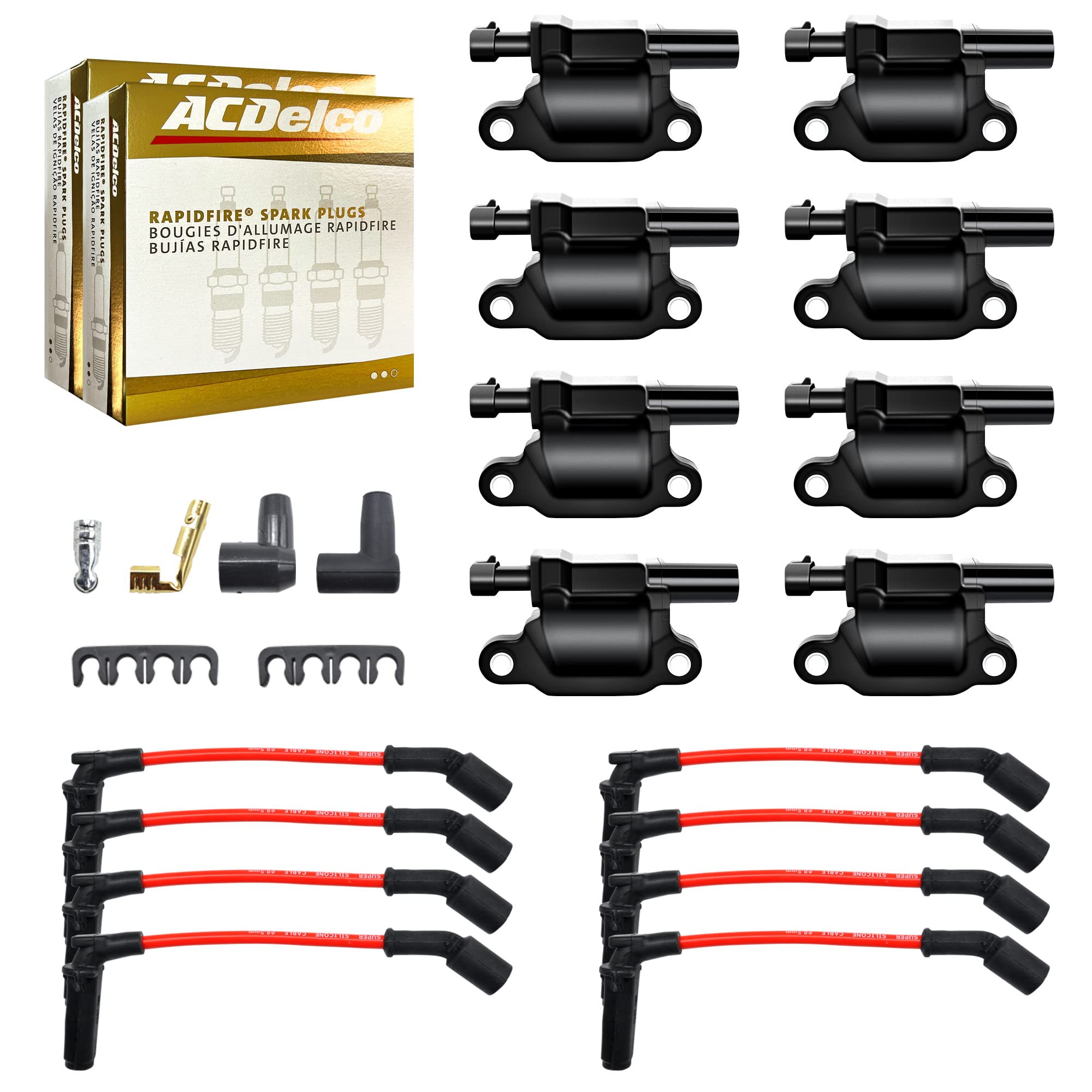 Denso Ignition Coil Set (8 Pack) For 4.7L V8 Engines – Chrysler, Dodge, Jeep, Mitsubishi