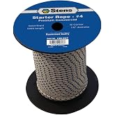 Stens 100' Solid Braid Starter Rope 146-027#4 Solid Braid | OEM replacement, for outdoor power equipment, 100' Length, 1/8 in Diameter, 146-027