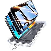 Popoluku Top 9H+ Tempered Glass for iPhone 17 Pro Max Privacy Screen Protector [100% Anti-Spy & Military-Grade Shatterproof] Longest Durable, Easy Installation, Bubble Free, Full Coverage 2 Pack