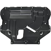 HECASA Engine Splash Shield Compatible with 13-19 Escape 15-19 Lincoln MKC | Replacement for FO1228125 EJ7Z6P013A Front Splash Under Cover Plastic Black