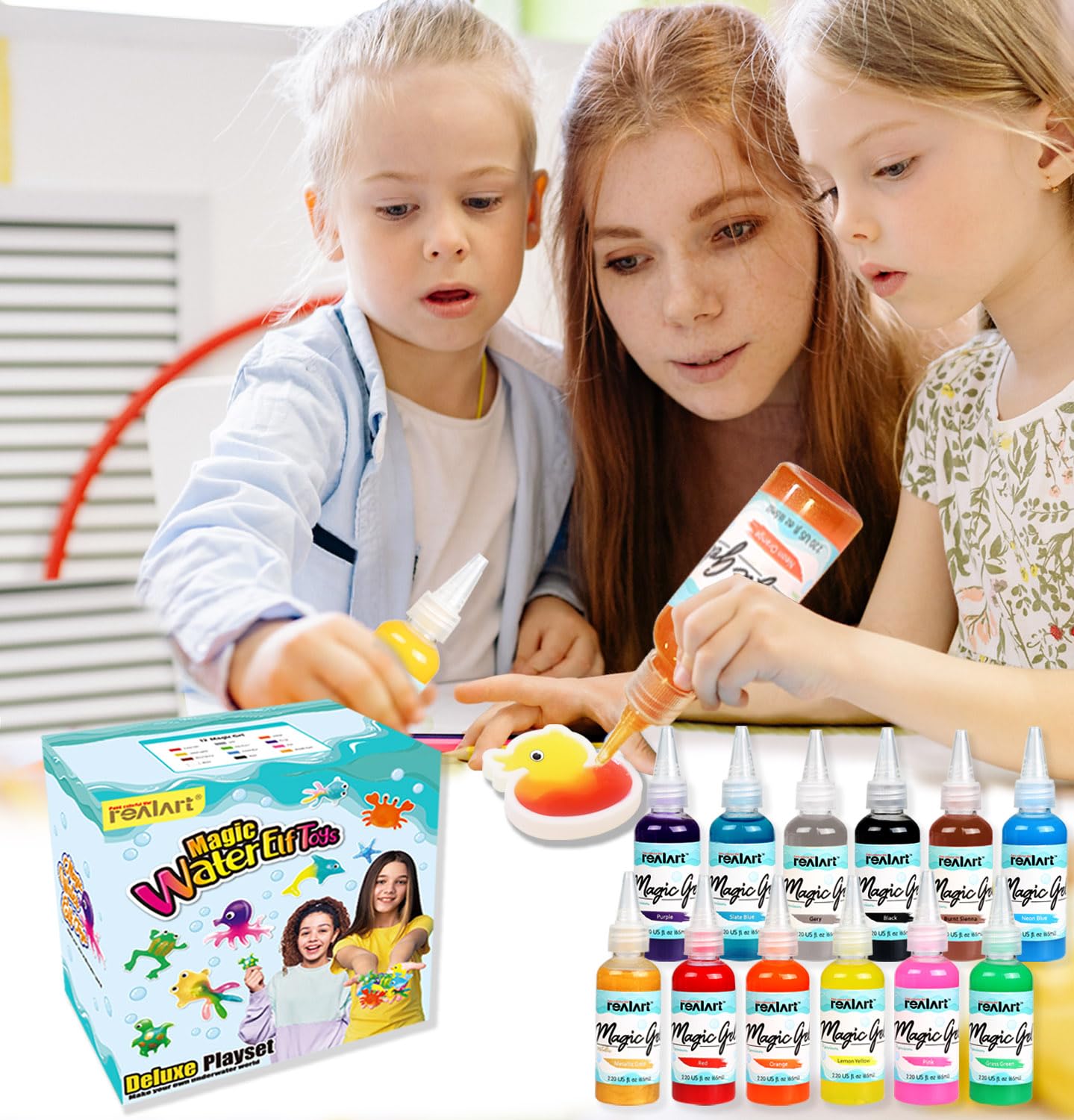 Mua Realart Magic Water Elf Toy Kit Aqua Fairy Water Gel Kit 12 Colors