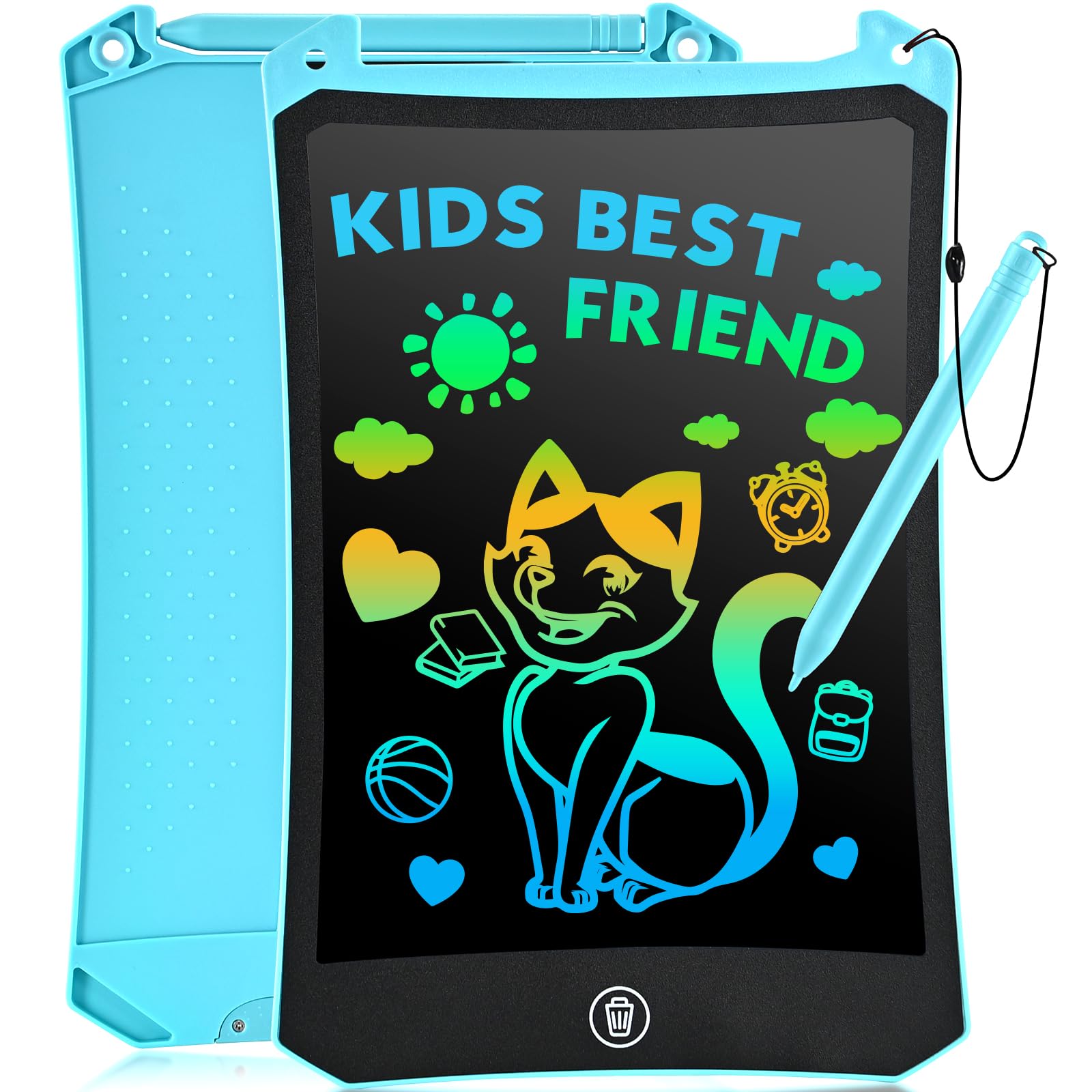 LCD Writing Tablet, 8.5 Inch Colorful Doodle Board
