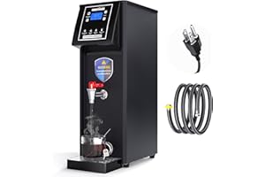 WantJoin commercial hot water dispenser - Electric Water Boiler 30L(7.9GAL)/Hour Adjustable Temperature Control 32°F - 198°F for Coffee Boba Tea Shop Office, 1600W