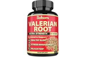 SATOOMI Valerian Root Capsules - 9 Natural Herbs 4105mg Equivalent - Ashwagandha, Turmeric, Ginger, Ceylon Cinnamo Health, Regeneration, Relaxation,Joyful Mood and Sleep Support - 90 Caps 3 Month Supply