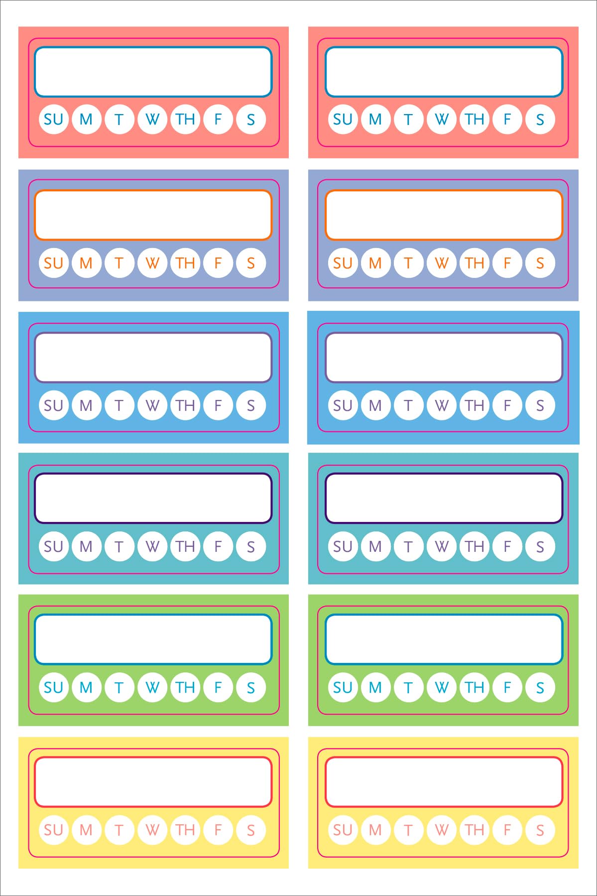 Essentials Habit Tracker Planner Stickers (52 weeks of stickers)
