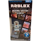 Roblox Deluxe Mystery Pack Action Figure Series 1 - Includes Exclusive Virtual Item (Choose Figure) (Werewolf Mystery: Scientist)