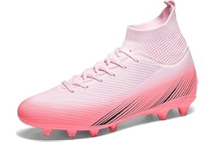 SKENGO Unisex-Adult Soccer Cleats Mens Womens Turf Soccer Shoes Youth AG TF Training Football Cleats Lightweight High-top Foo