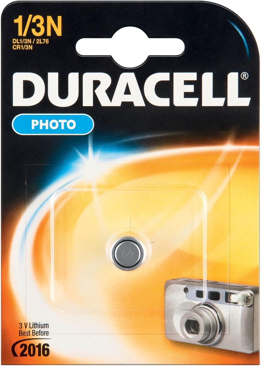 Photo battery Duracell DL1/3N 1unit blister, 3V Amazon.co.uk Camera